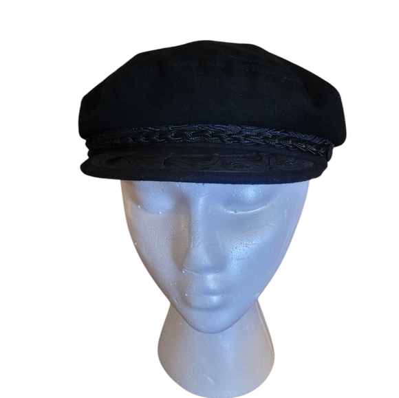 Vintage Greek Fisherman\'s Black‎ Wool Hat main image 4